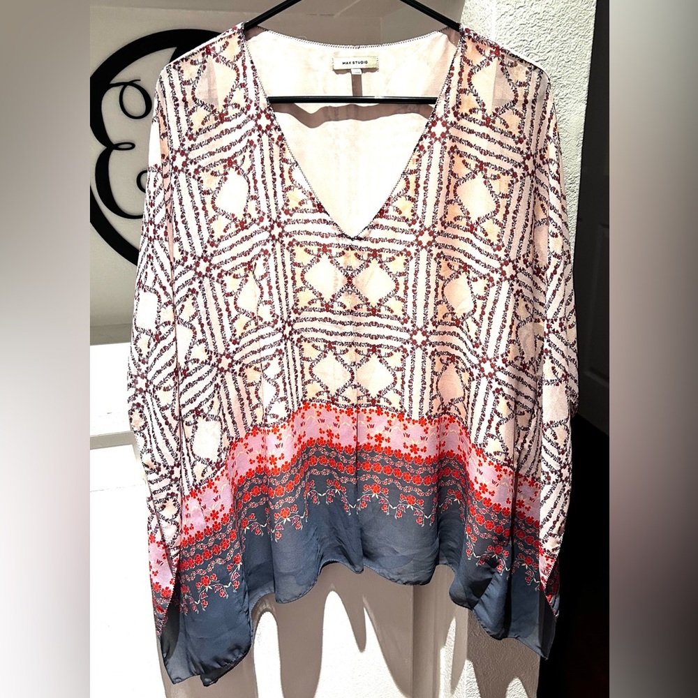 Max Studio V-Neck Blouse